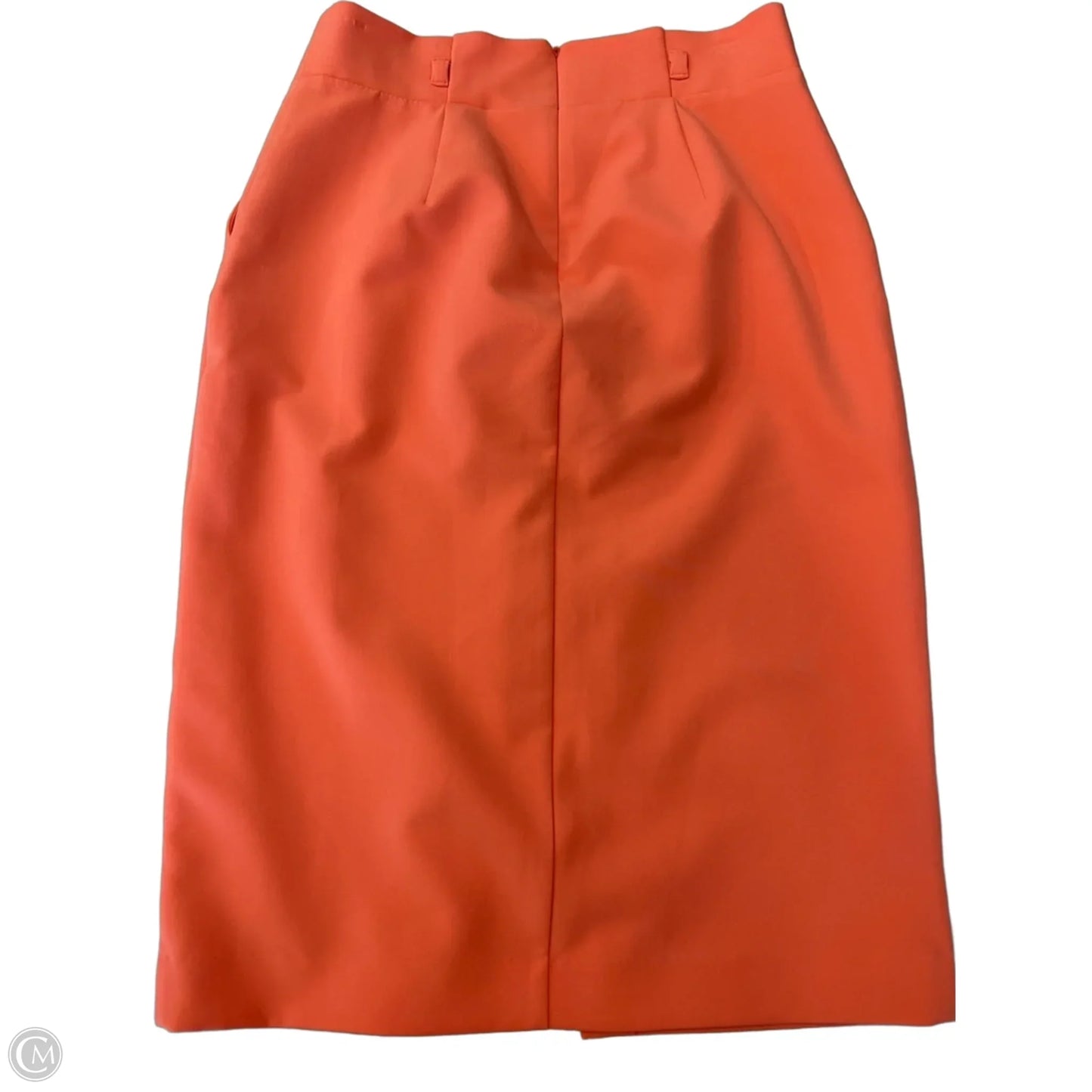 Skirt Midi By Liz Claiborne In Orange, Size: 10