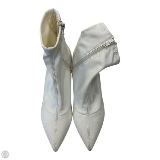 Boots Ankle Heels By Free People In White, Size: 7.5