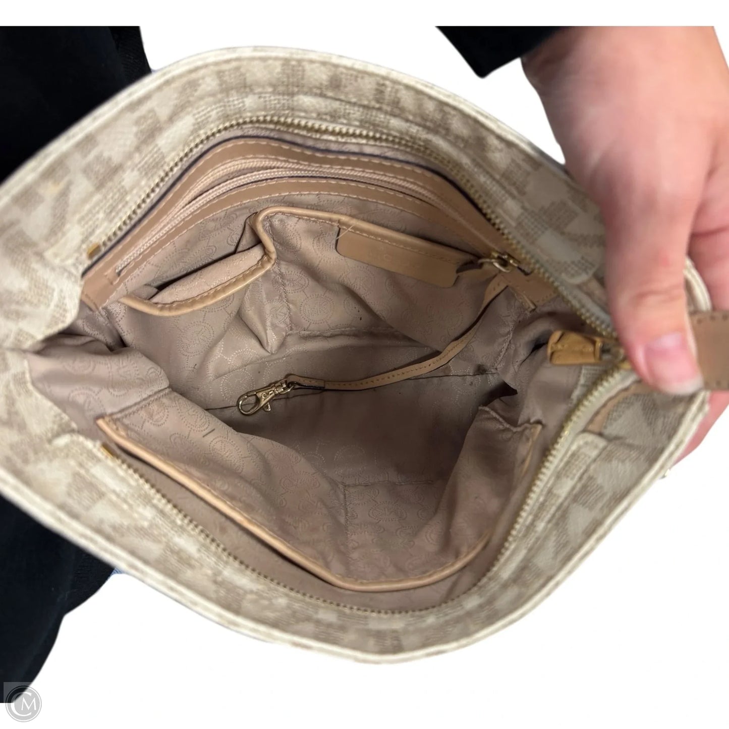 Crossbody Designer By Michael Kors, Size: Medium