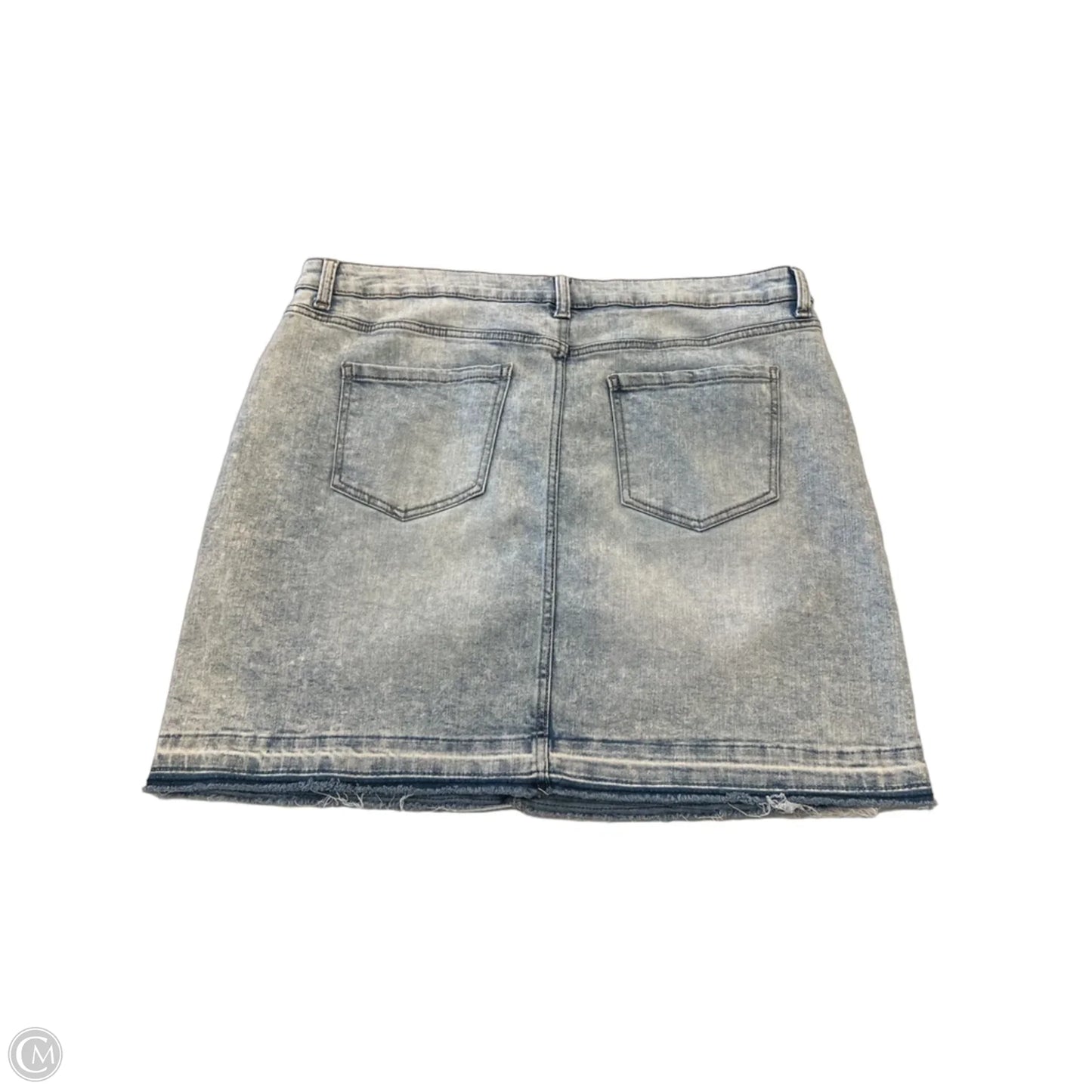 Skirt Mini & Short By Time And Tru In Blue Denim, Size: 16
