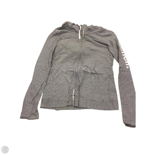 Sweatshirt Hoodie By Clothes Mentor In Striped Pattern, Size: S