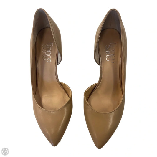 Shoes Heels Wedge By Franco Sarto In Tan, Size: 5.5