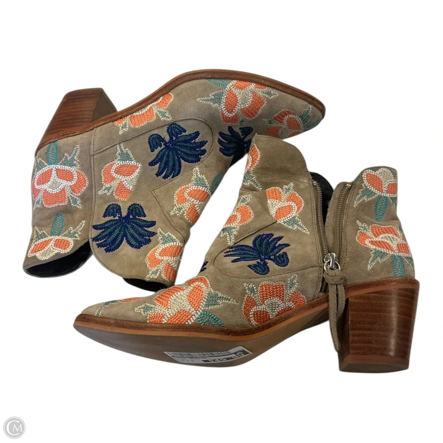 Boots Designer By Rebecca Minkoff In Floral Print, Size: 7.5