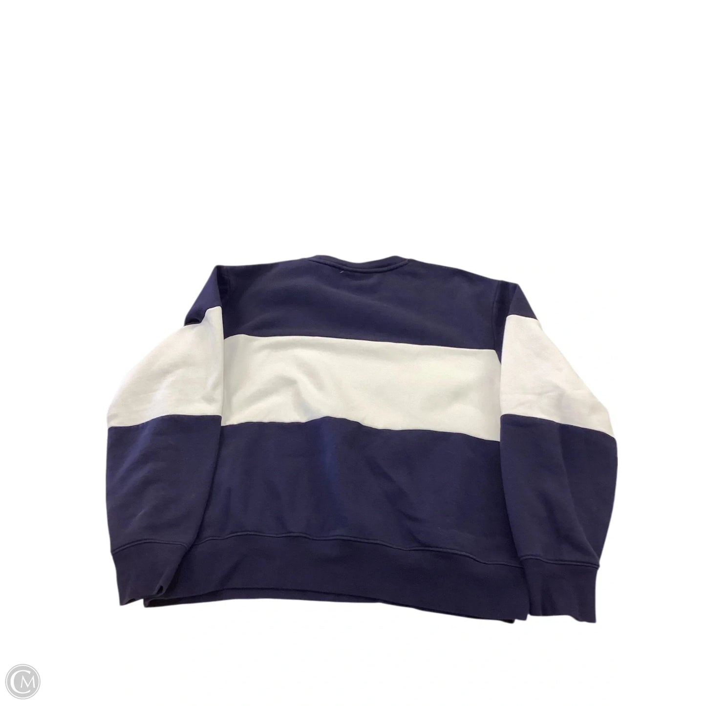 Sweatshirt Crewneck By Under Armour In Blue & White, Size: 2x