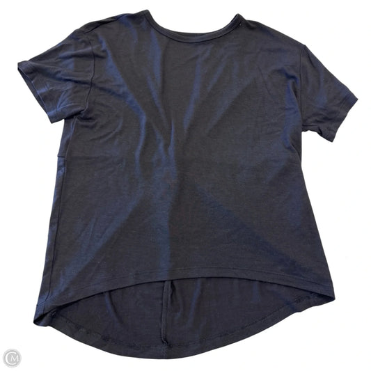 Top Short Sleeve Basic By Athleta In Black, Size: Xxs