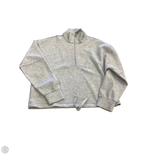 Sweatshirt Collar By Elie Tahari In Grey, Size: M