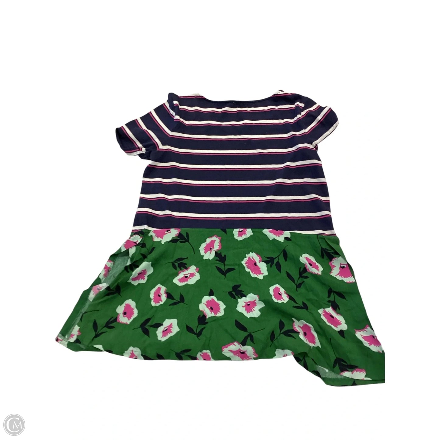 Top Short Sleeve By Anthropologie In Striped Pattern, Size: S