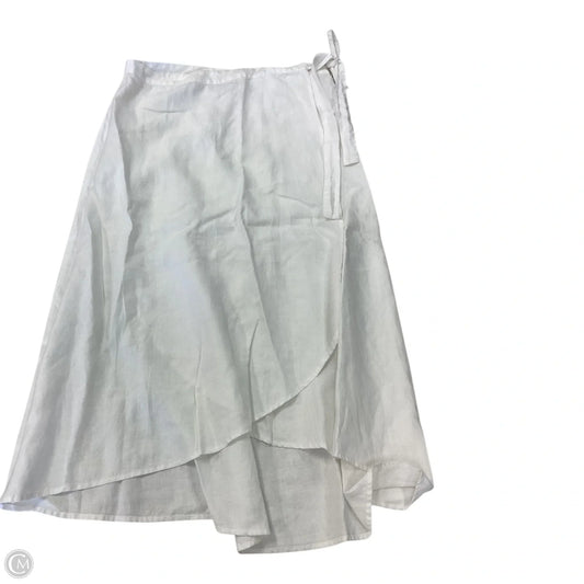 Skirt Maxi By Saks Fifth Avenue In White, Size: L