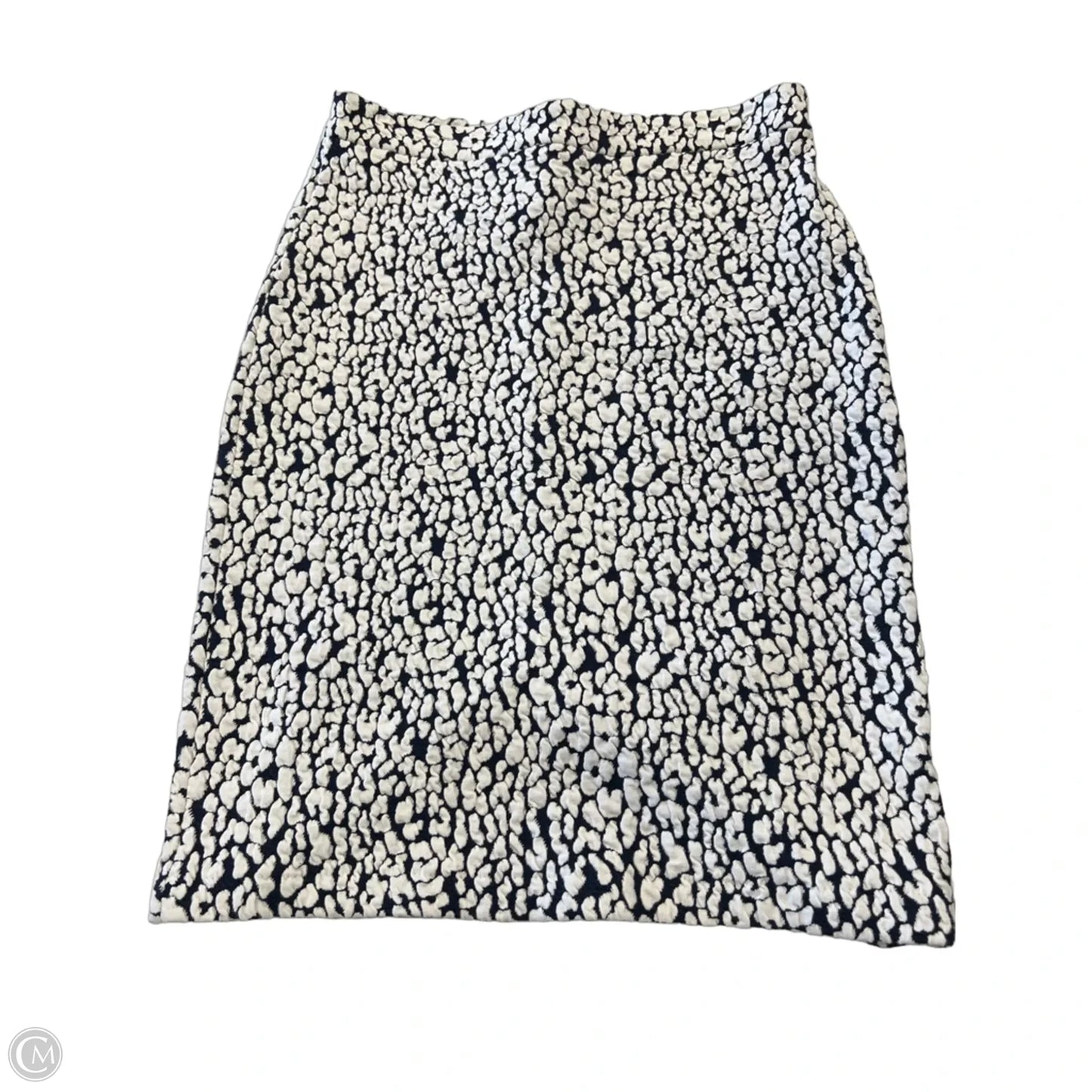 Skirt Midi By Michael By Michael Kors In Blue & Cream, Size: M