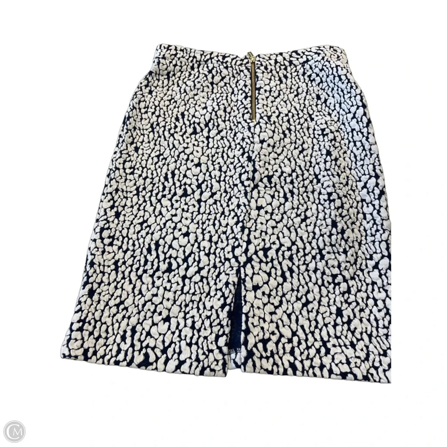 Skirt Midi By Michael By Michael Kors In Blue & Cream, Size: M