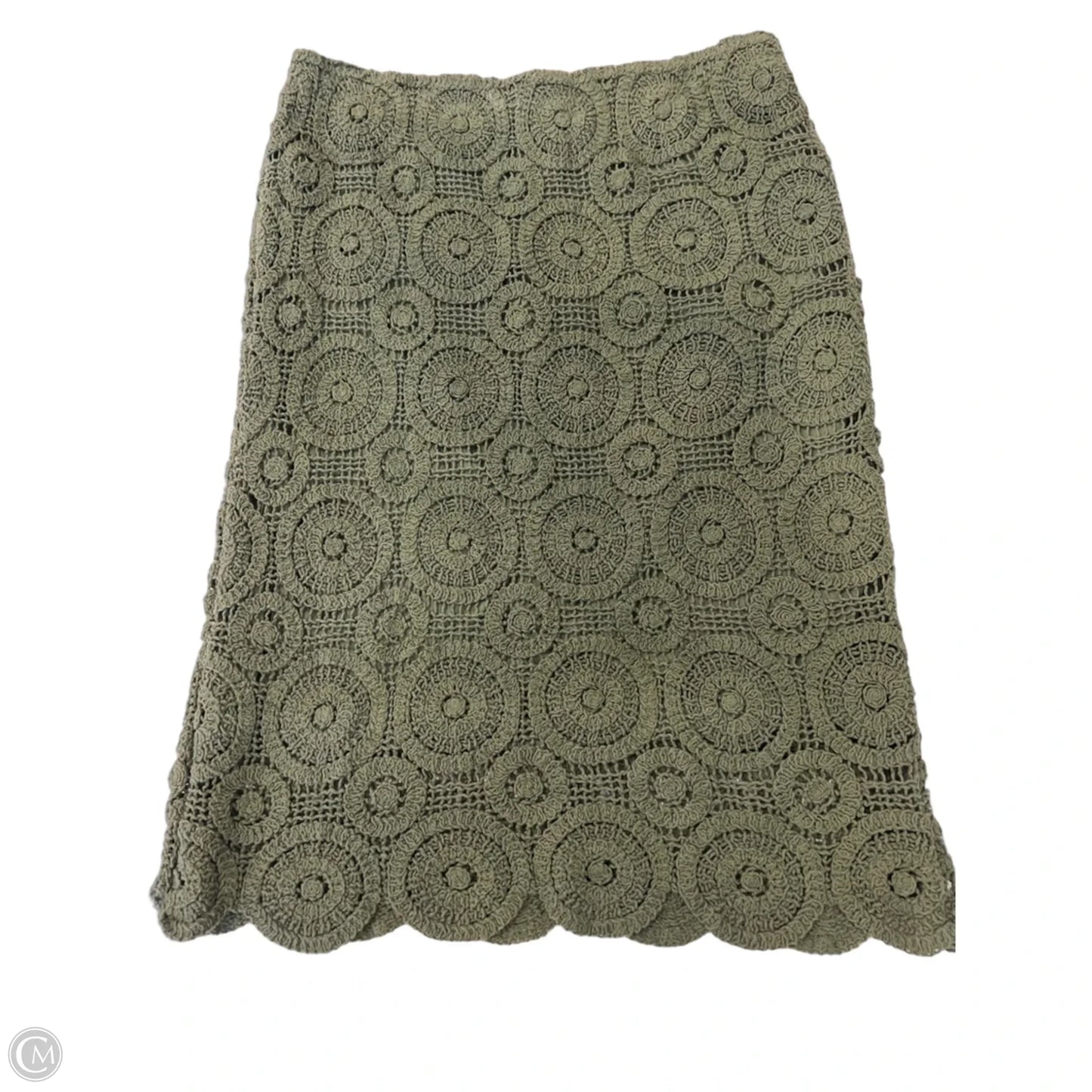 Skirt Midi By Clothes Mentor In Green, Size: 10