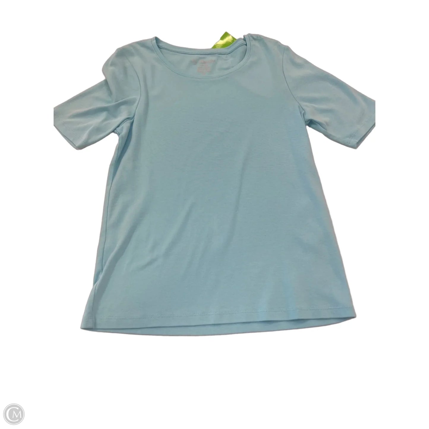 Top Short Sleeve Basic By Chicos In Blue, Size: S
