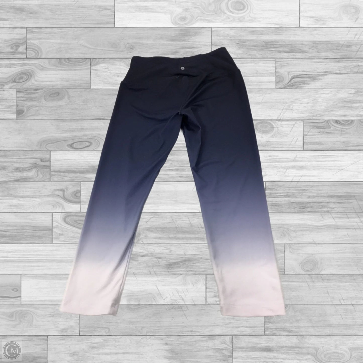 Athletic Capris By 90 Degrees By Reflex In Ombre Print, Size: M