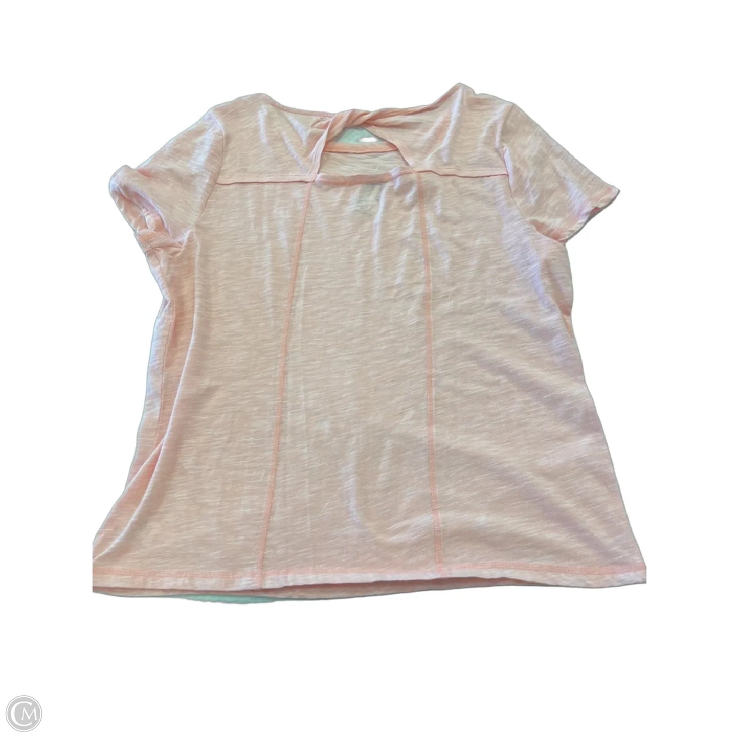 Top Short Sleeve By Talbots In Pink, Size: Xl