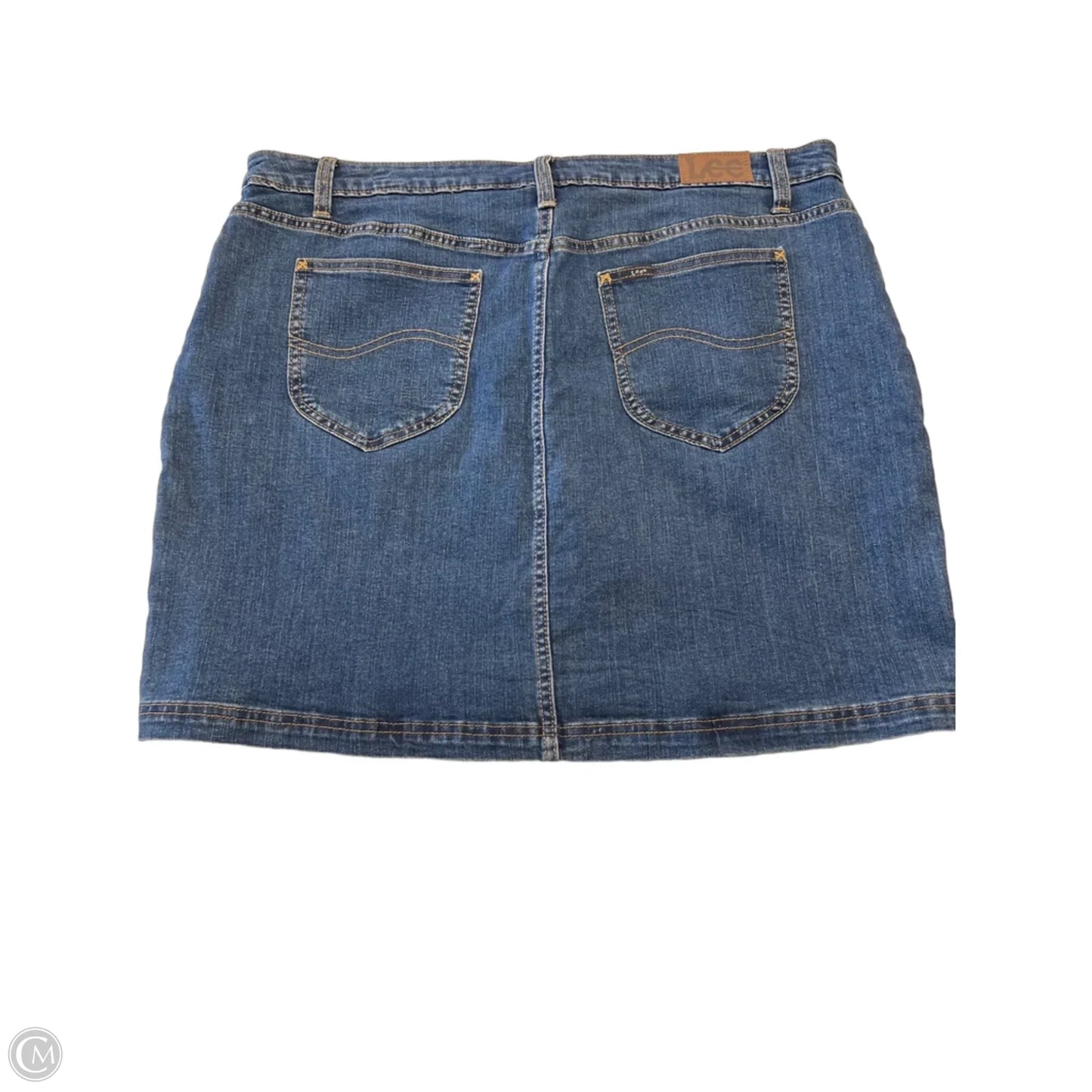 Skort By Lee In Blue Denim, Size: 20