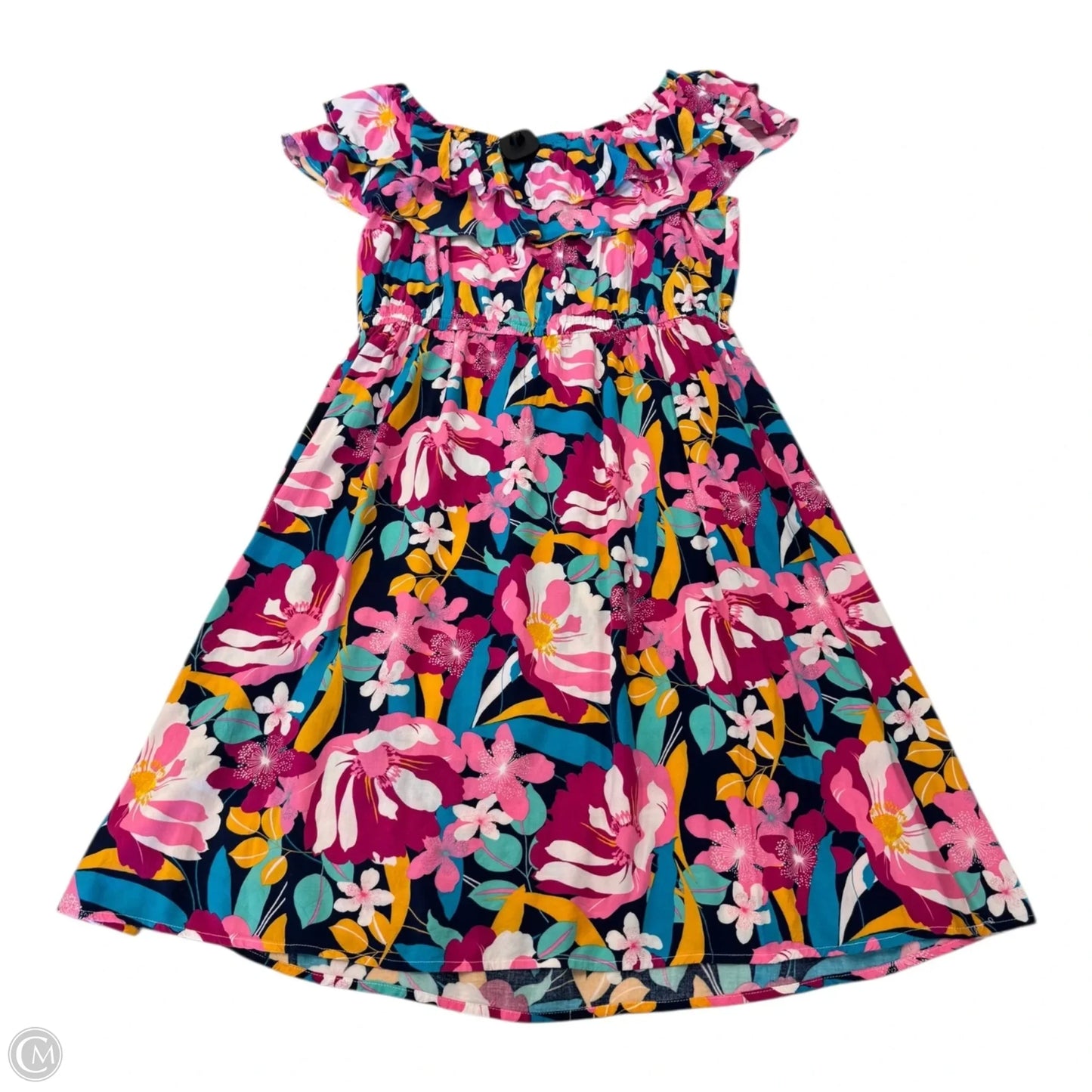 Dress Casual Midi By Ana In Floral Print, Size: L
