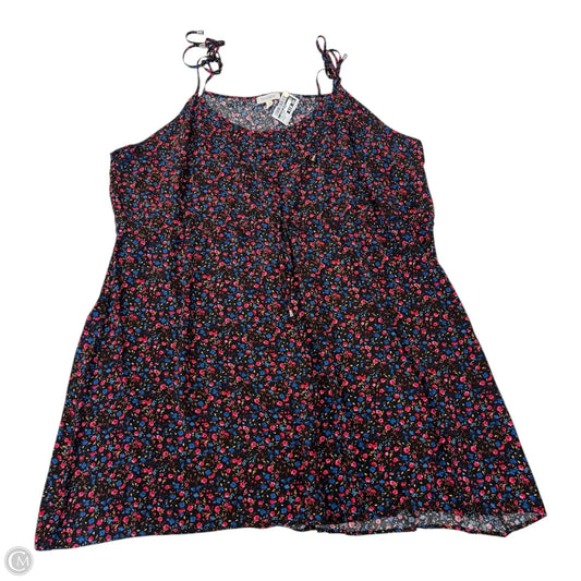 Dress Casual Short By Clothes Mentor In Floral Print, Size: 24