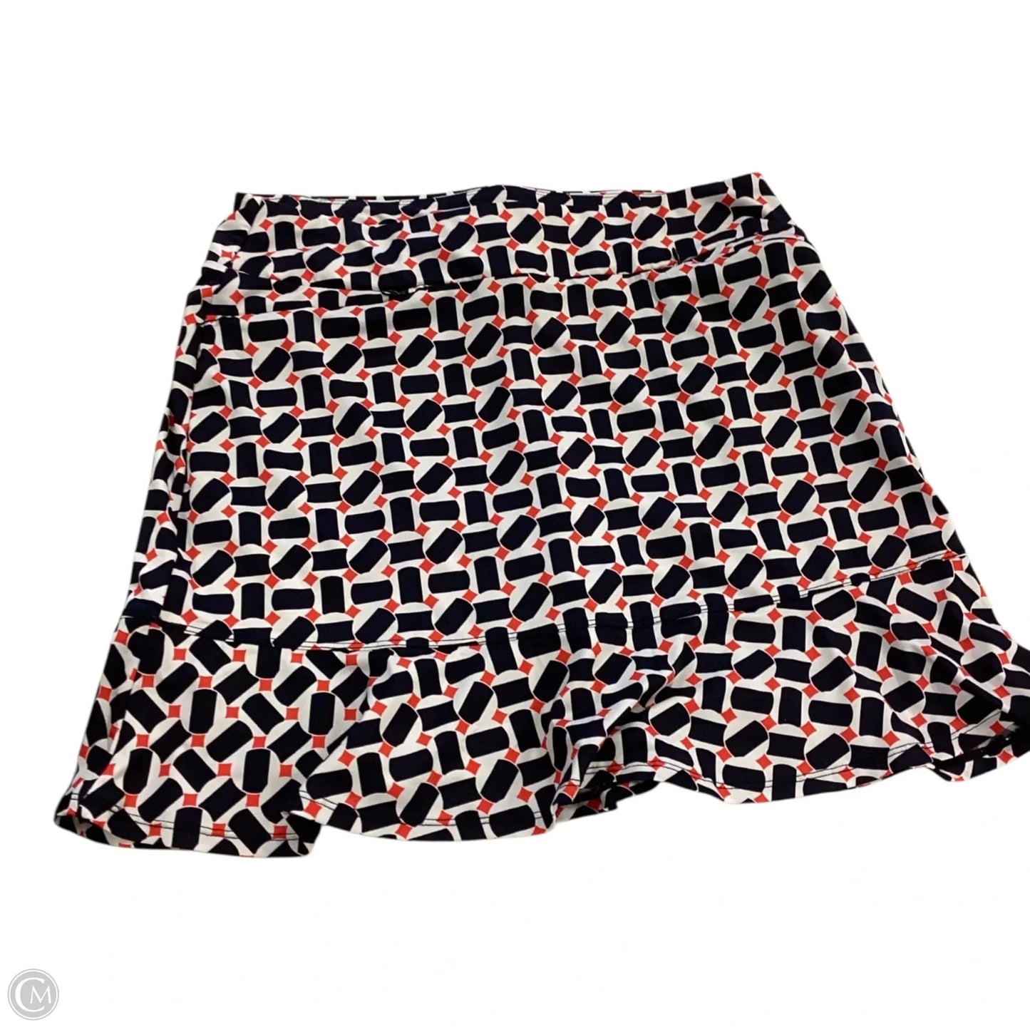 Athletic Skort By Tail In Blue & Red & White, Size: M