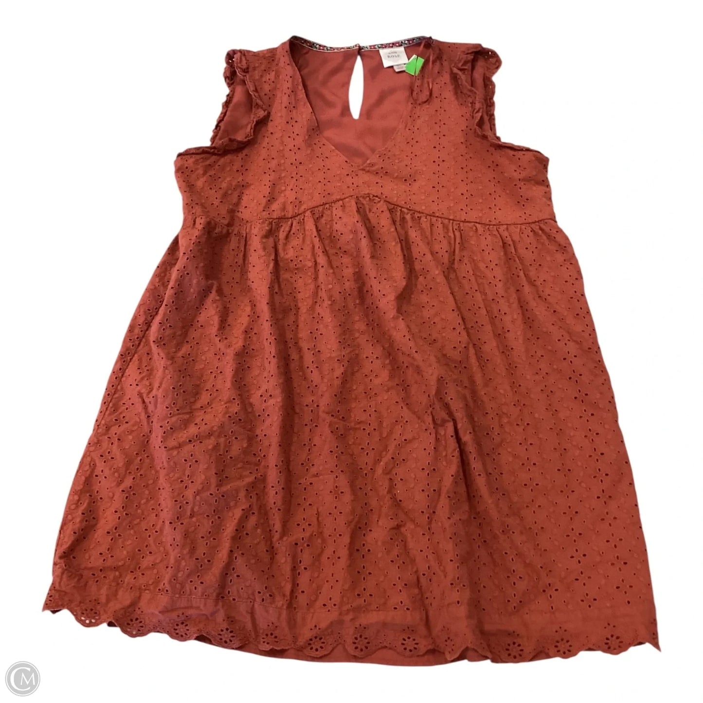 Dress Casual Short By Knox Rose In Copper, Size: Xl
