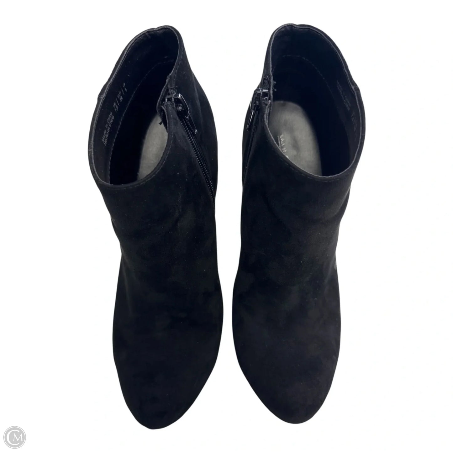 Boots Ankle Heels By Call It Spring In Black, Size: 7.5