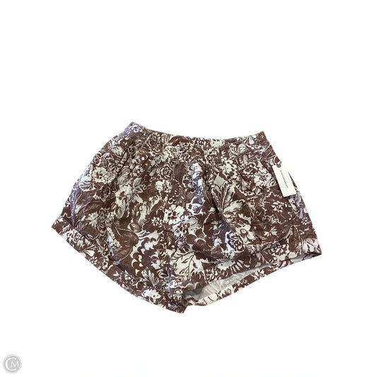 Shorts By Anthropologie In Brown & Cream, Size: S