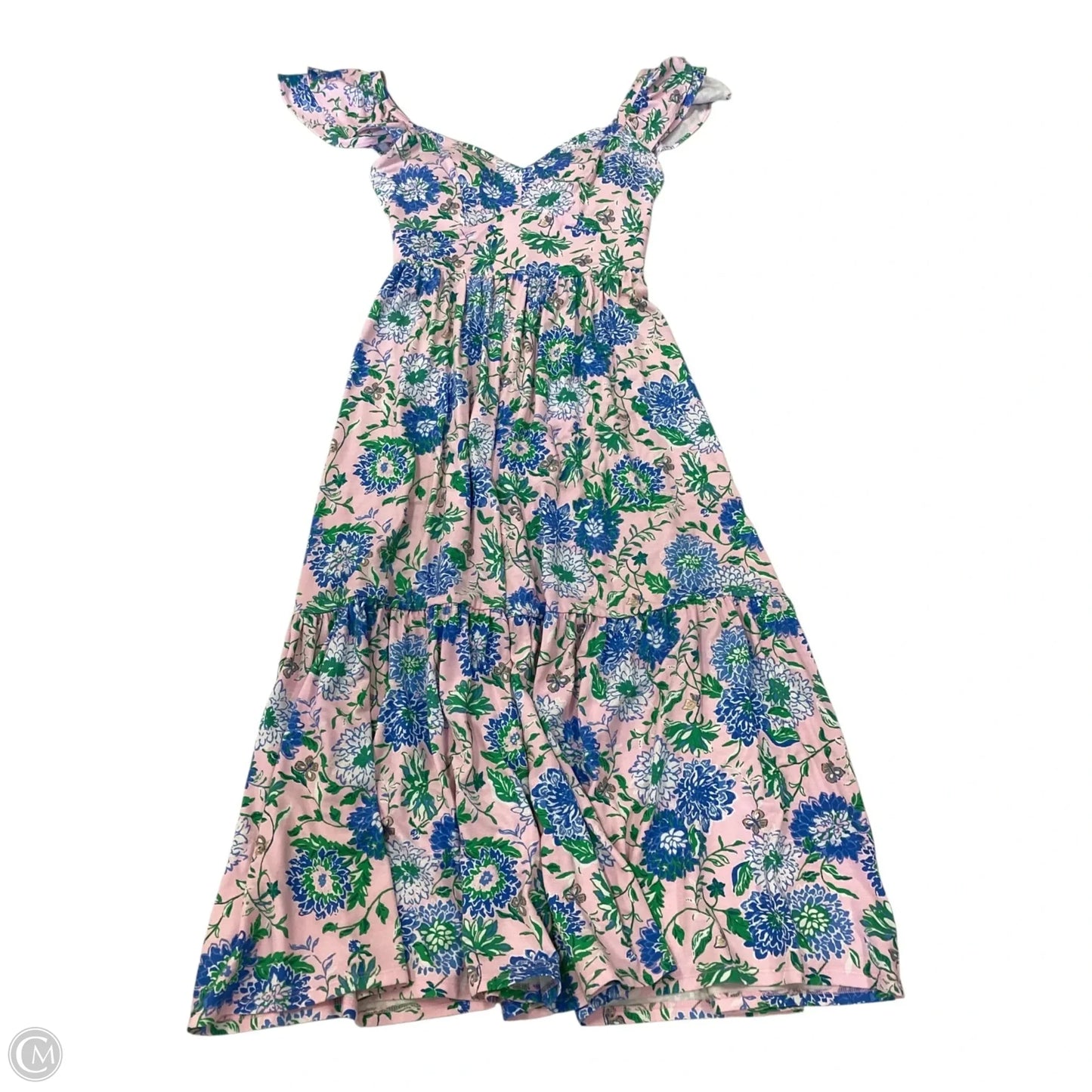 Dress Designer By Lilly Pulitzer In Blue & Pink, Size: 0