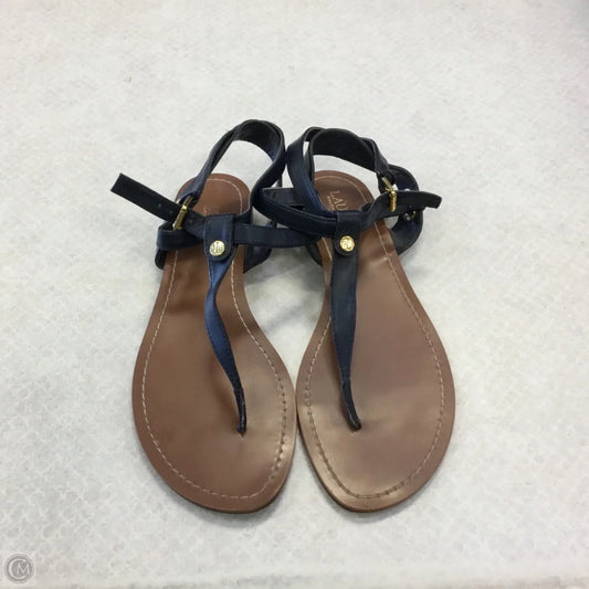 Sandals Flats By Ralph Lauren In Navy, Size: 10