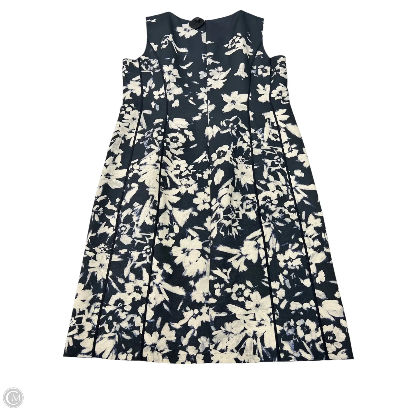 Dress Designer By Lafayette 148 In Floral Print, Size: 12