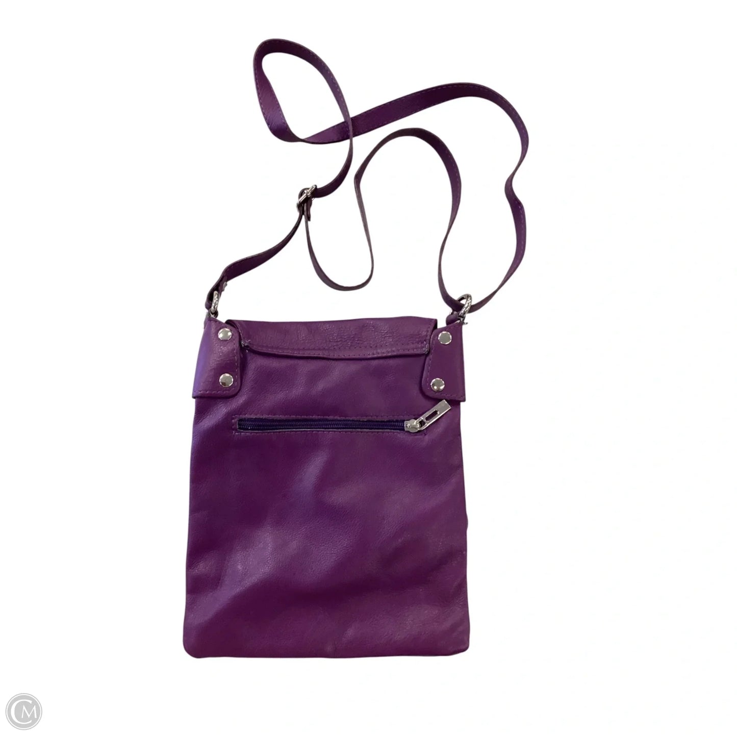 Crossbody Leather By Clothes Mentor, Size: Small