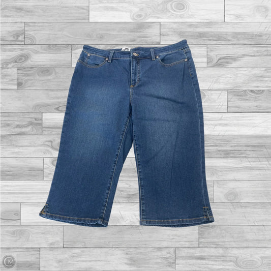 Capris By Talbots In Blue Denim, Size: 14p