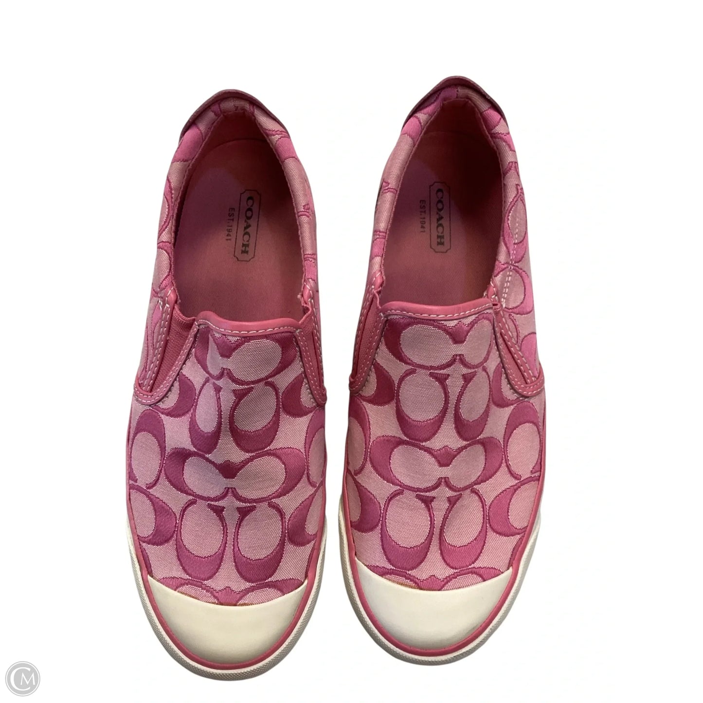 Shoes Designer By Coach In Pink, Size: 7.5