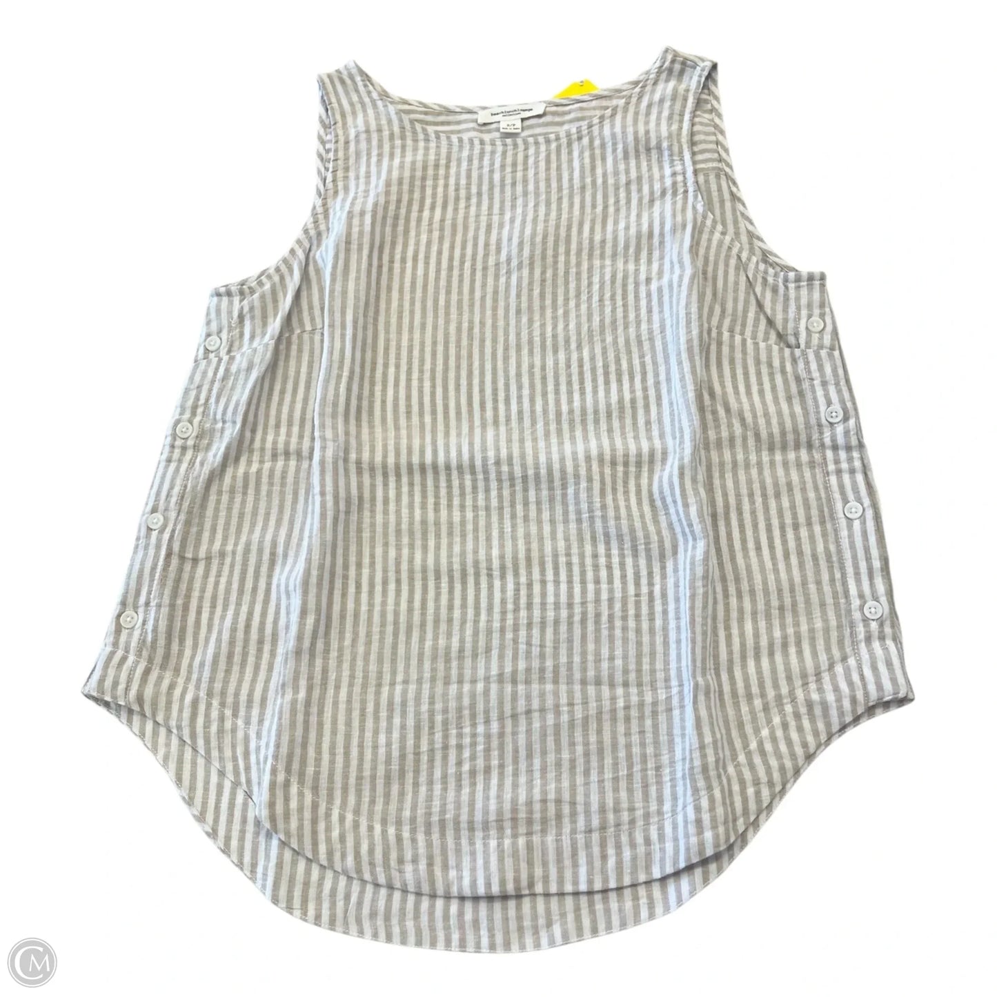 Top Sleeveless By Beachlunchlounge In Striped Pattern, Size: S