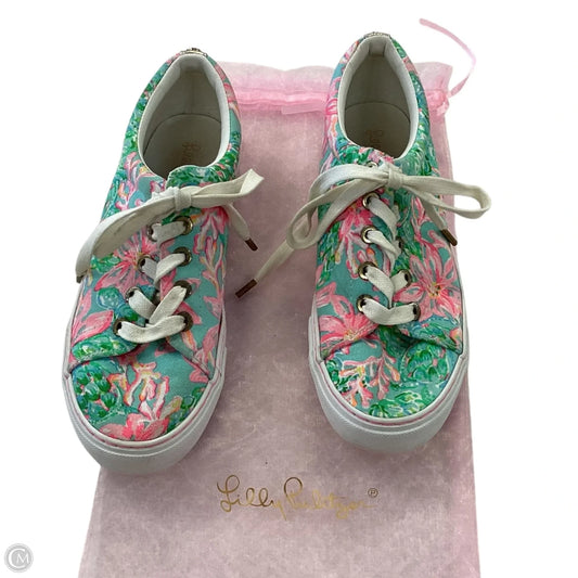 Shoes Designer By Lilly Pulitzer In Floral Print, Size: 8