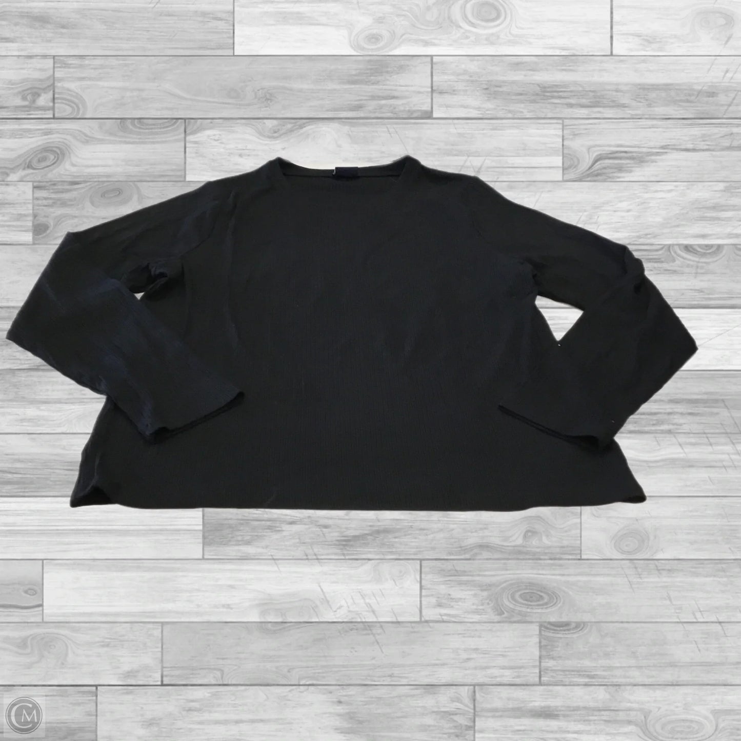 Top Long Sleeve Basic By Splendid In Black, Size: Xl