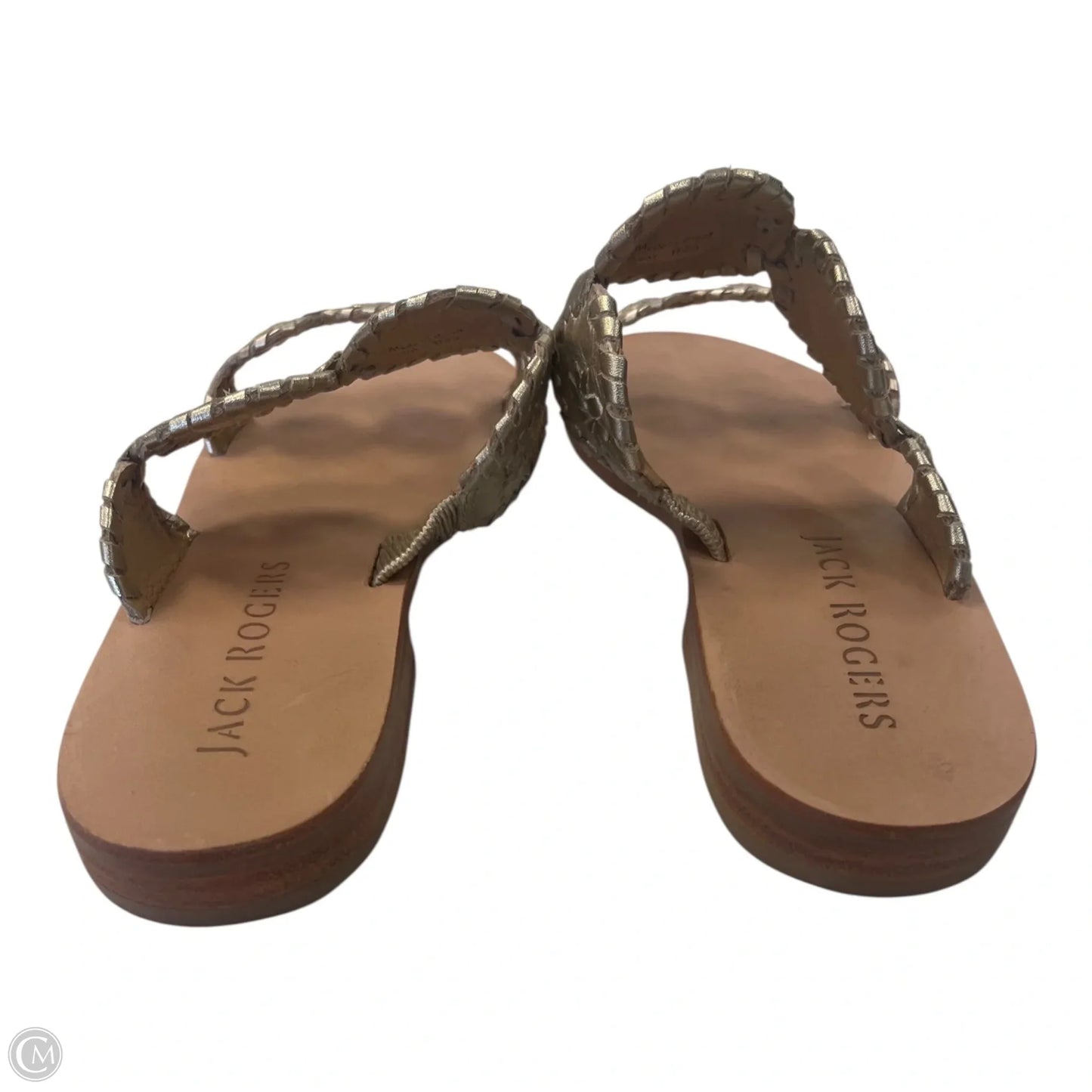 Sandals Flats By Jack Rogers In Gold, Size: 7.5