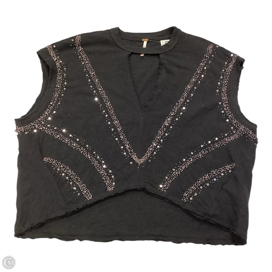 Top Sleeveless By Free People In Black & Silver, Size: Xs
