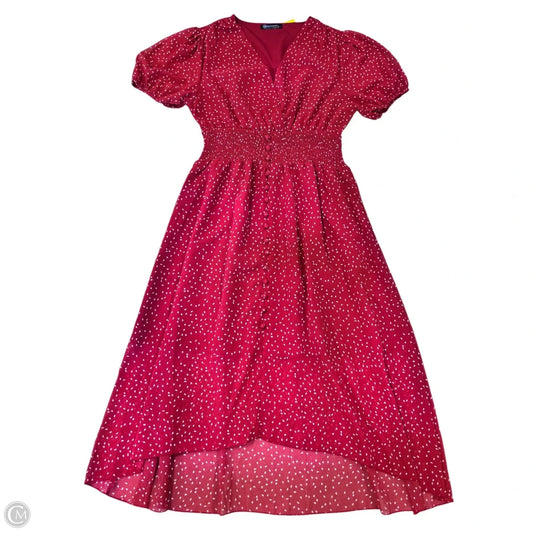 Dress Casual Short By Prettygarden In Red & White, Size: S