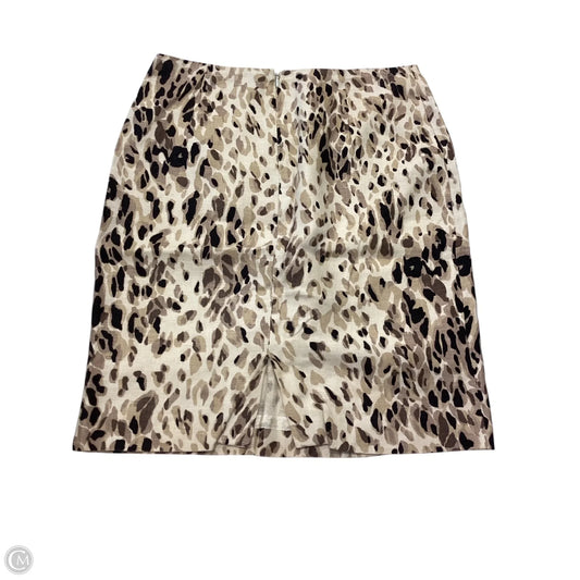 Skirt Midi By Worth Ny In Animal Print, Size: 10