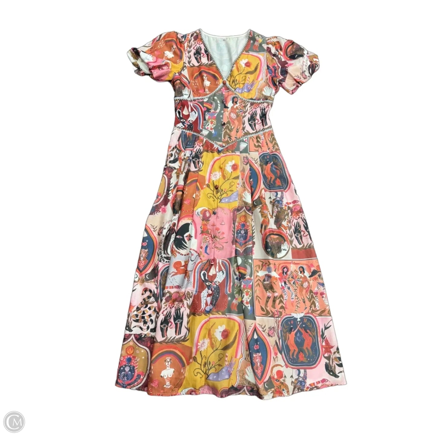 Dress Casual Maxi By Clothes Mentor In Floral Print, Size: S