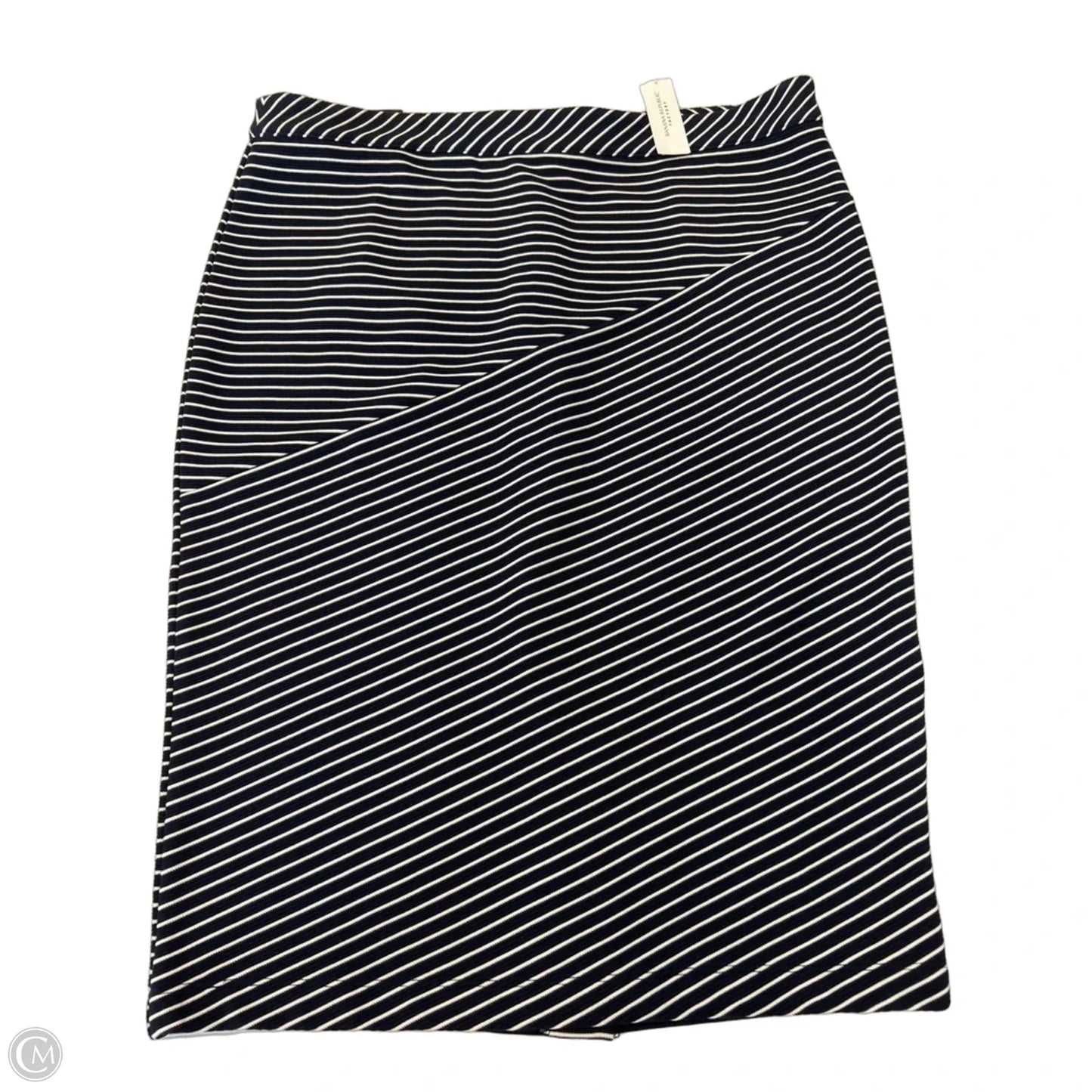 Skirt Midi By Banana Republic In Striped Pattern, Size: 16