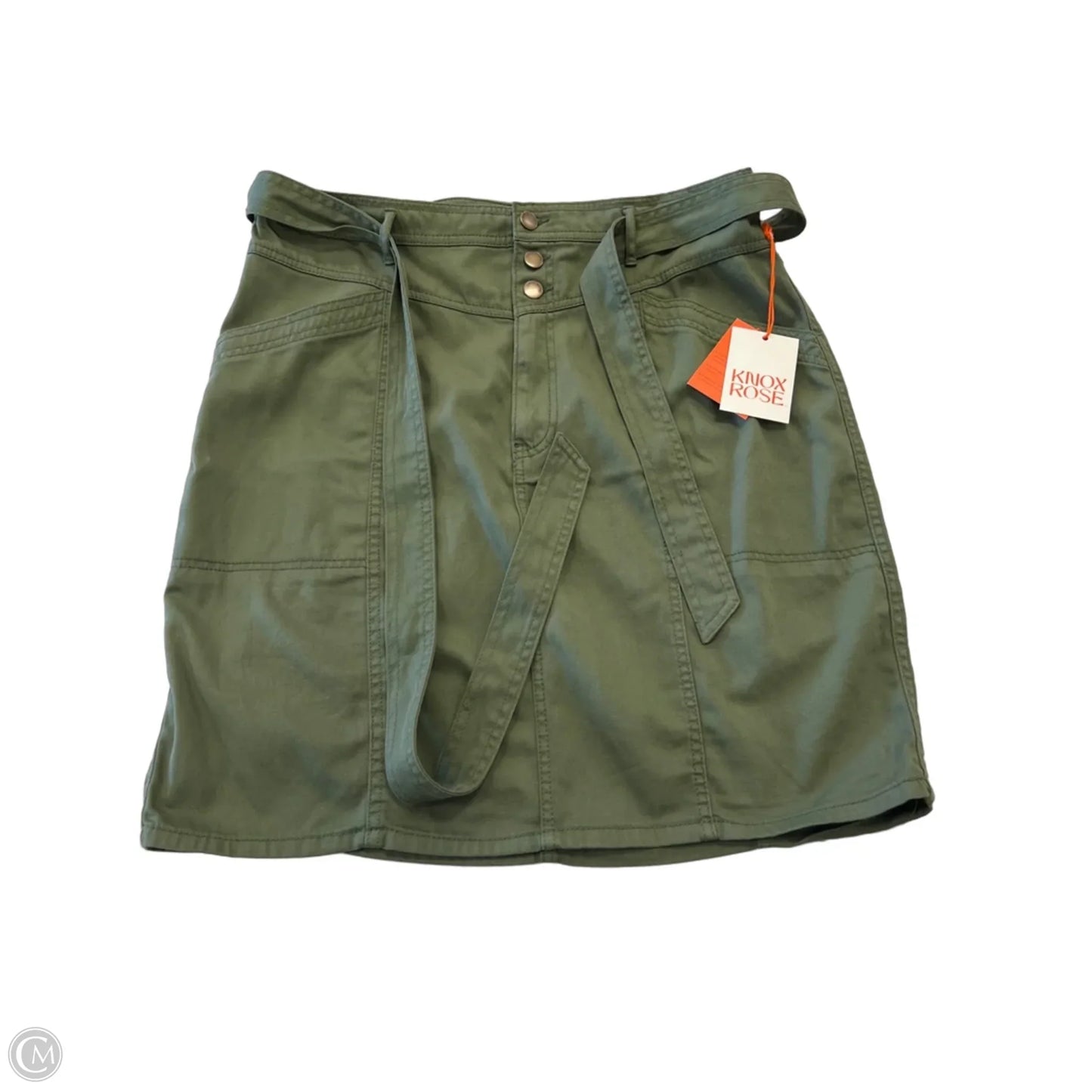 Skirt Mini & Short By Knox Rose In Green, Size: Xl