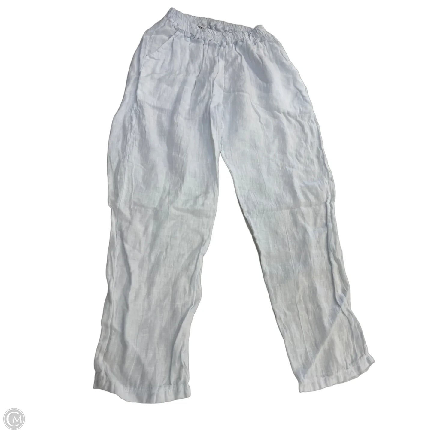 Pants Linen By Clothes Mentor In White, Size: Osfm
