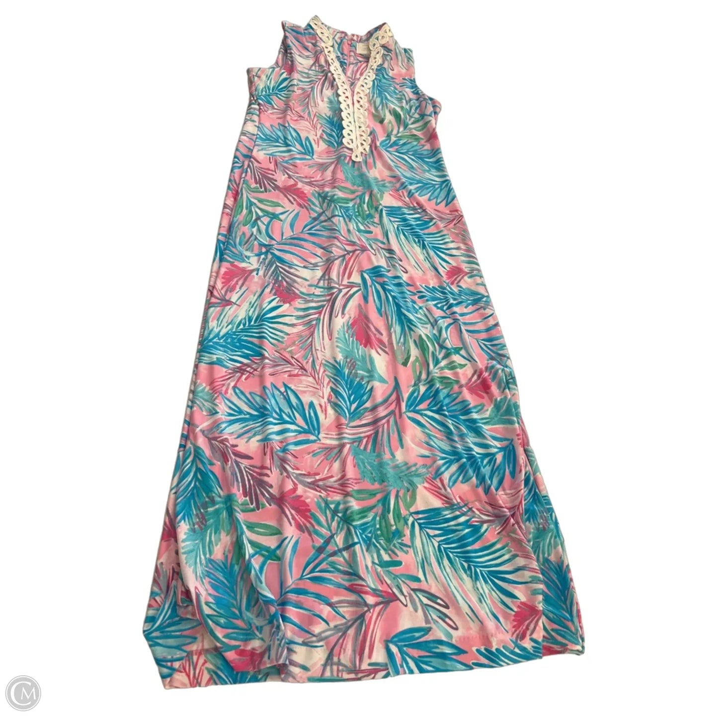 Dress Casual Maxi By Pappagallo In Tropical Print, Size: 8