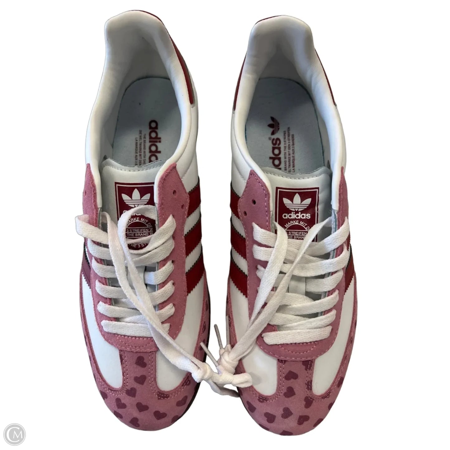 Shoes Sneakers By Adidas In Pink & White, Size: 9.5