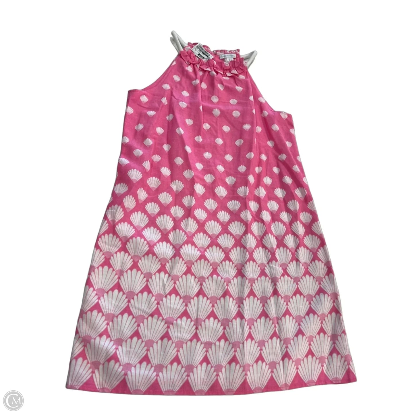 Dress Casual Short By London Times In Pink & White, Size: 8
