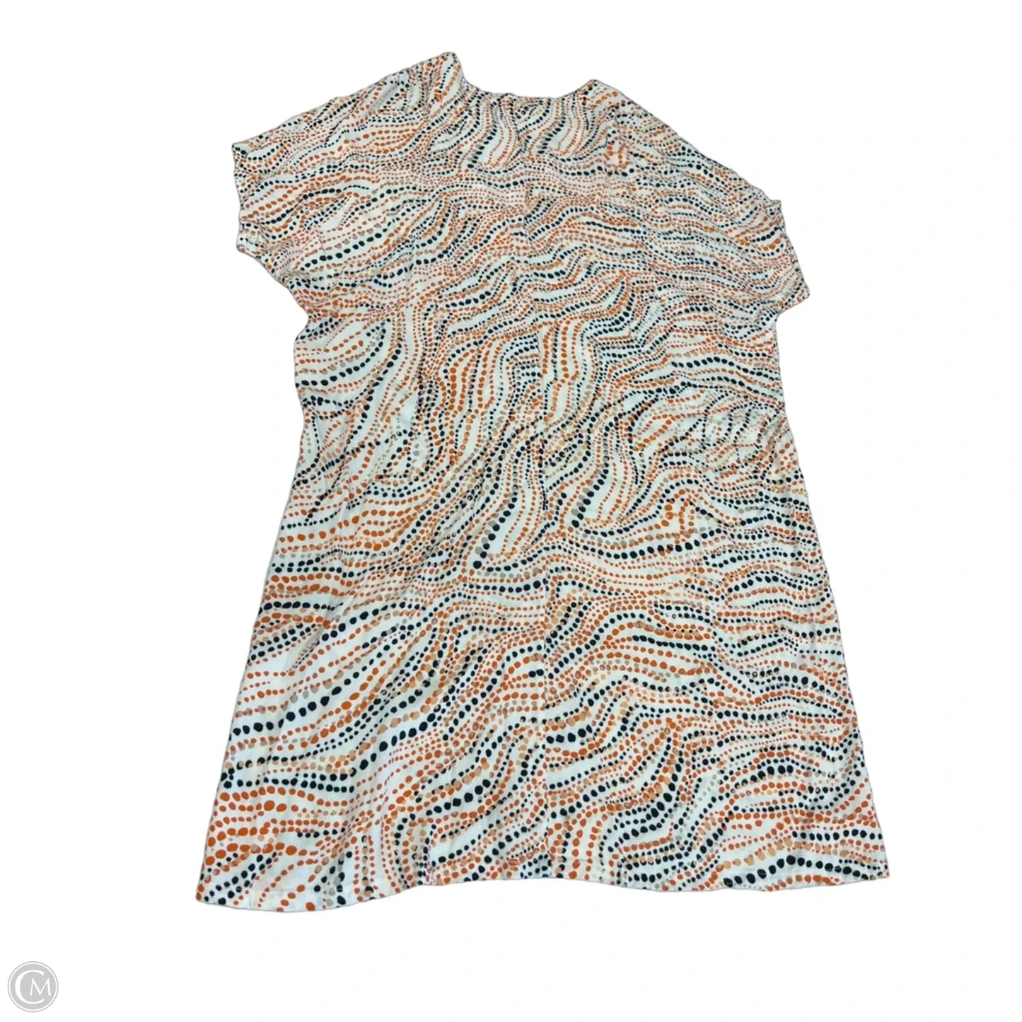Dress Casual Midi By Chicos In Polkadot Pattern, Size: L