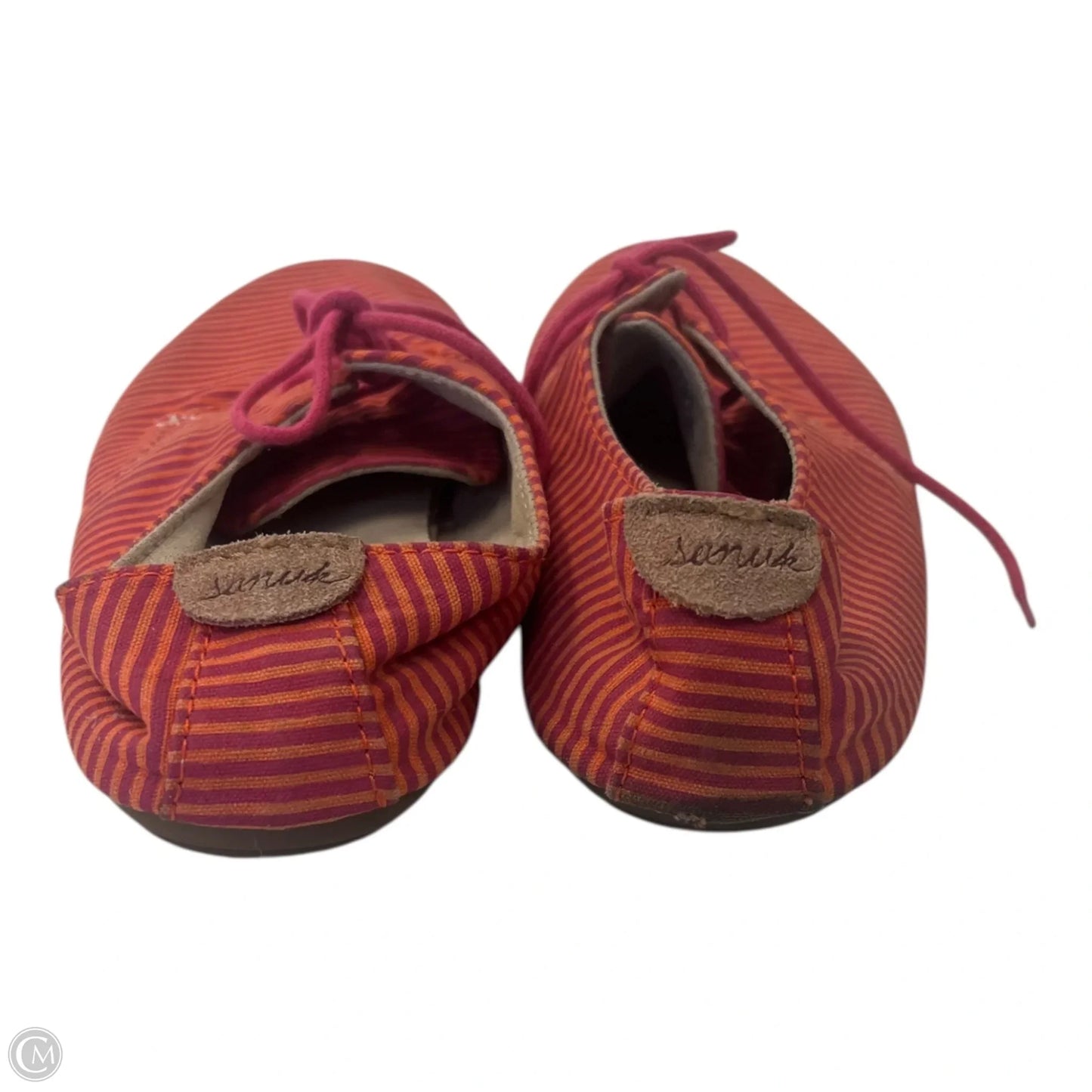 Shoes Flats By Sanuk In Striped Pattern, Size: 7.5