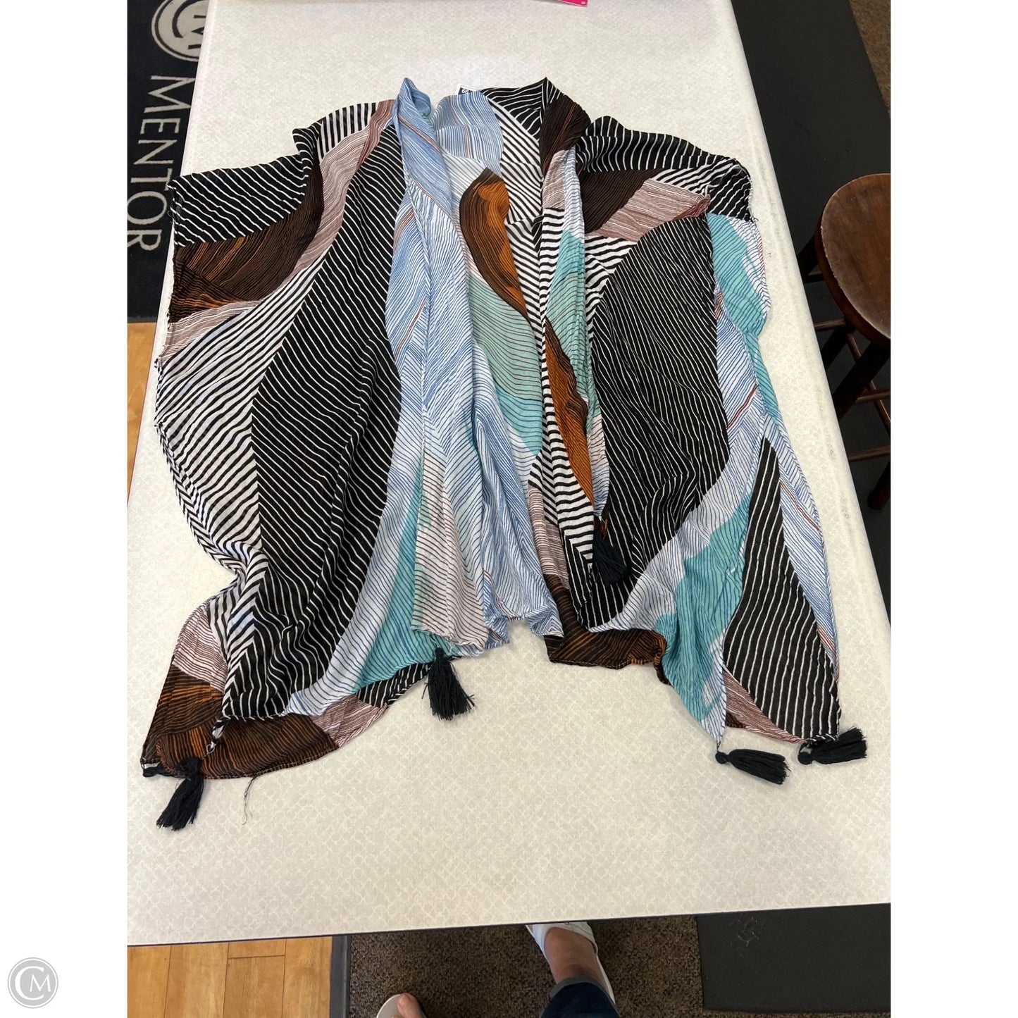 Shawl By Clothes Mentor In Multi-colored