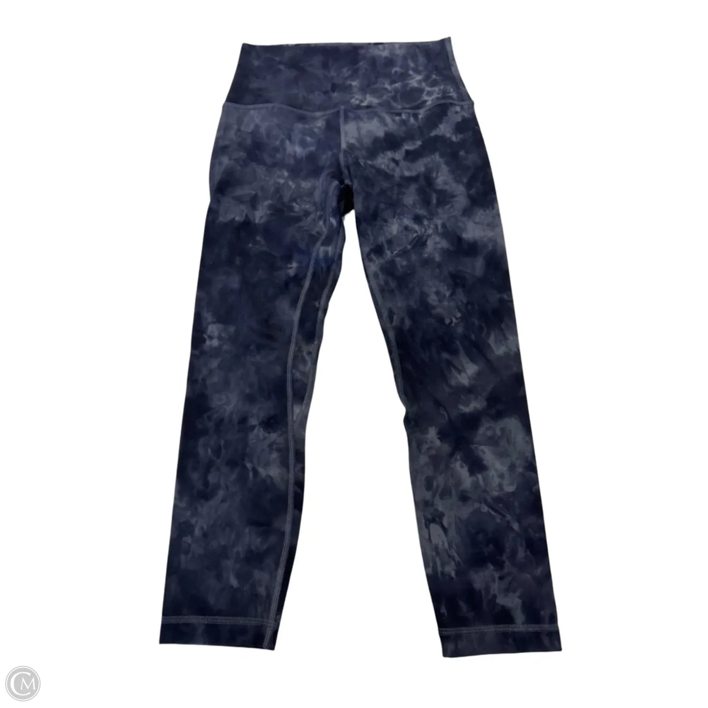 Pants Leggings By Lululemon In Black & Grey, Size: 6