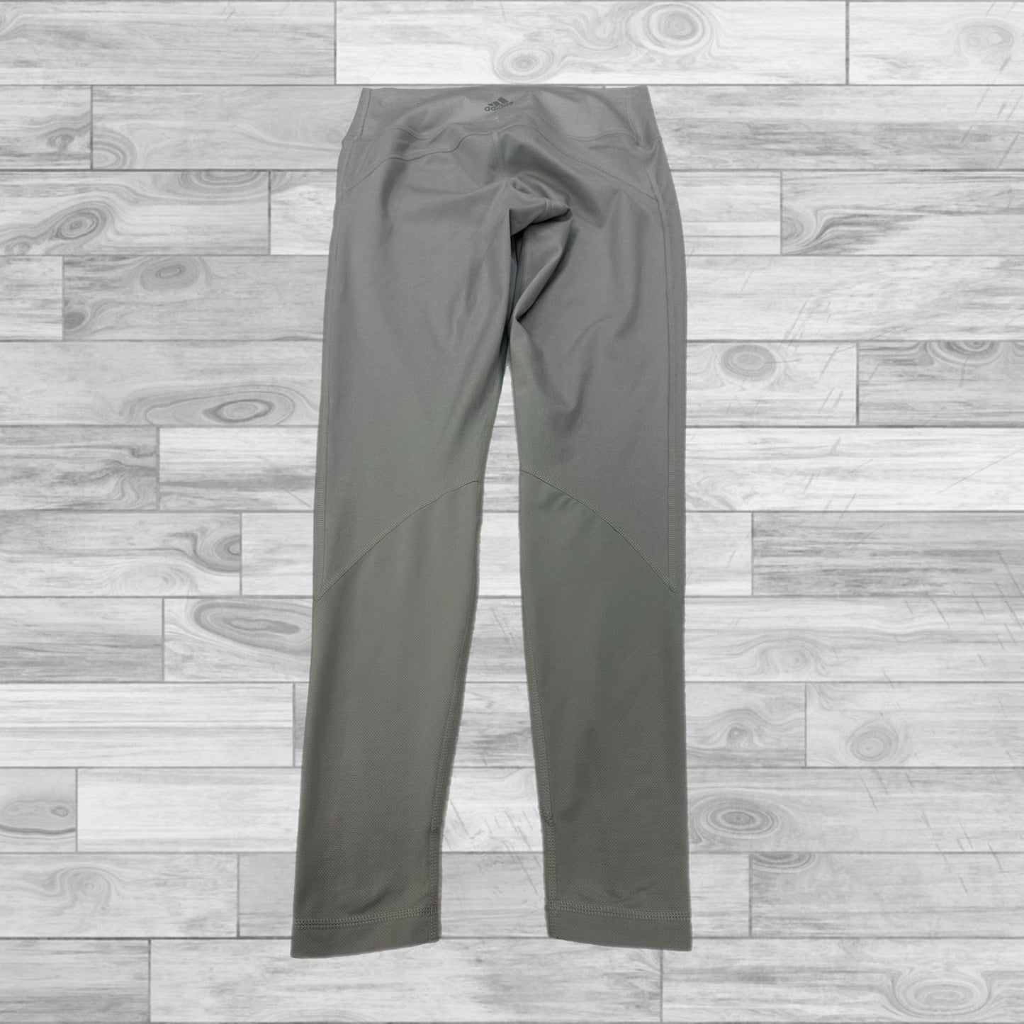 Athletic Pants By Adidas In Grey, Size: M